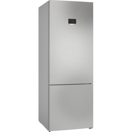 Combina frigorifica Bosch KGN56XLEB, 508 l, NoFrost, PerfectFit, Iluminare LED, Clasa E, H 193 cm, Inox